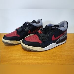 Nike Air Jordan Red and Black Sneaker